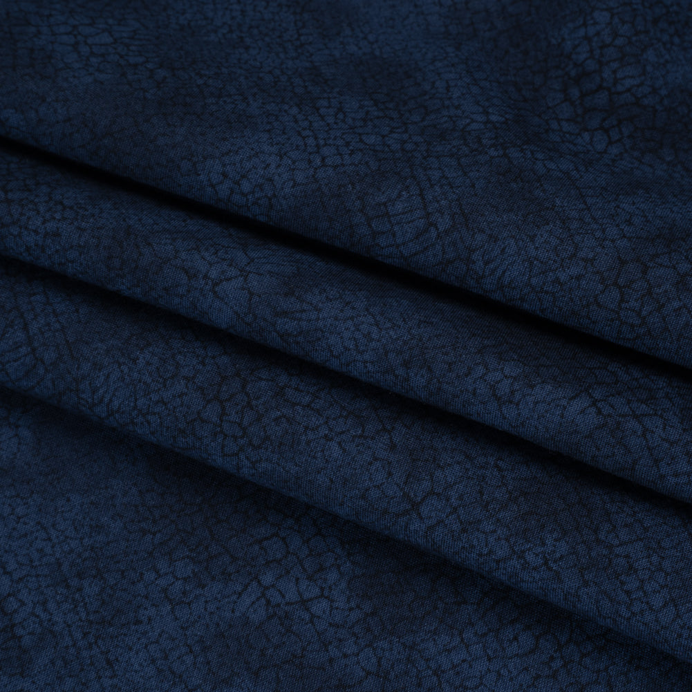 Quilting Cotton by Northcott - Midnight Textural Abstract - Crackle Collection