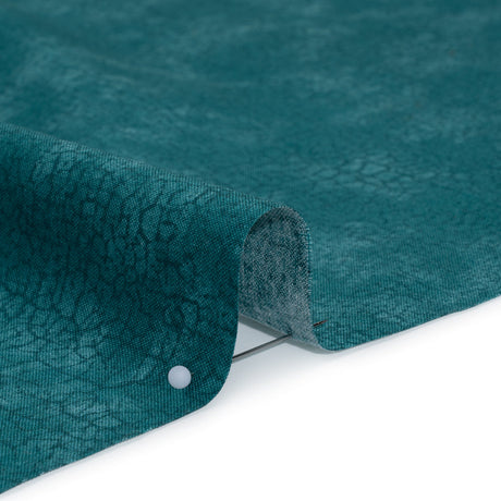 Quilting Cotton by Northcott - Peacock Textural Abstract - Crackle Collection
