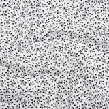 Printed Quilting Cotton by Patrick Lose for Northcott - Black on White Baby's Breath Floral - Basically Black & White Collection