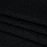 Printed Quilting Cotton by Patrick Lose for Northcott - Black on Black Baby's Breath Floral - Basically Black & White Collection