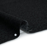 Printed Quilting Cotton by Patrick Lose for Northcott - Black on Black Baby's Breath Floral - Basically Black & White Collection