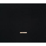 Printed Quilting Cotton by Patrick Lose for Northcott - Black on Black Baby's Breath Floral - Basically Black & White Collection
