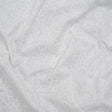 Printed Quilting Cotton by Patrick Lose for Northcott - White on White Groovy Garden Floral - Basically Black & White Collection