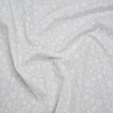 Printed Quilting Cotton by Patrick Lose for Northcott - White on White Scribble Spots - Basically Black & White Collection