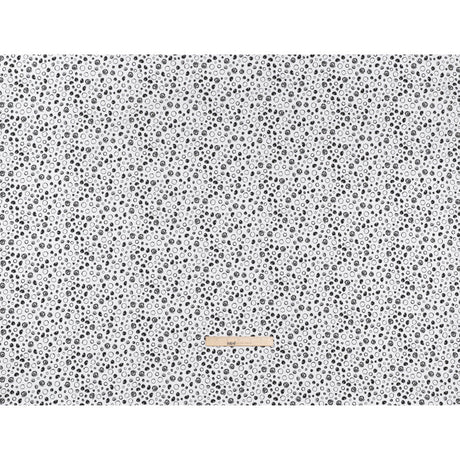 Printed Quilting Cotton by Patrick Lose for Northcott - Black on White Scribble Spots - Basically Black & White Collection