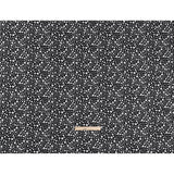 Printed Quilting Cotton by Patrick Lose for Northcott - White on Black Scribble Spots - Basically Black & White Collection