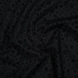 Printed Quilting Cotton by Patrick Lose for Northcott - Black on Black Scribble Spots - Basically Black & White Collection