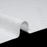 Printed Quilting Cotton by Patrick Lose for Northcott - White on White Tangled Circles - Basically Black & White Collection