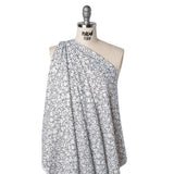 Printed Quilting Cotton by Patrick Lose for Northcott - Black on White Tangled Circles - Basically Black & White Collection