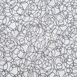 Printed Quilting Cotton by Patrick Lose for Northcott - Black on White Tangled Circles - Basically Black & White Collection