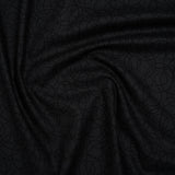 Printed Quilting Cotton by Patrick Lose for Northcott - Black on Black Tangled Circles - Basically Black & White Collection
