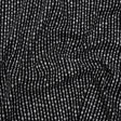 white and black doodle beaded stripe quilting cotton fabric