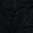 Printed Quilting Cotton by Patrick Lose for Northcott - Black on Black Doodle Beaded Stripe - Basically Black & White Collection