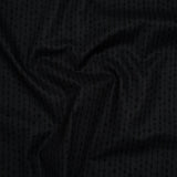 Printed Quilting Cotton by Patrick Lose for Northcott - Black on Black Doodle Beaded Stripe - Basically Black & White Collection