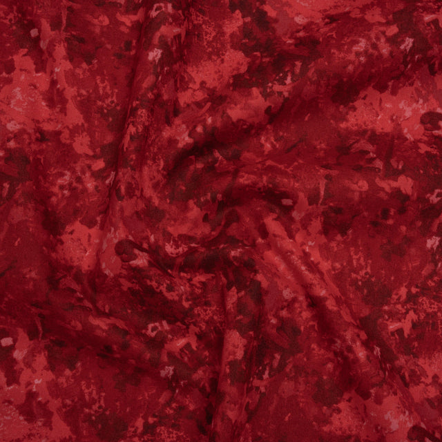 Printed Quilting Cotton by Deborah Edwards for Northcott Studio - Cardinal Painterly Abstract - Chroma Collection