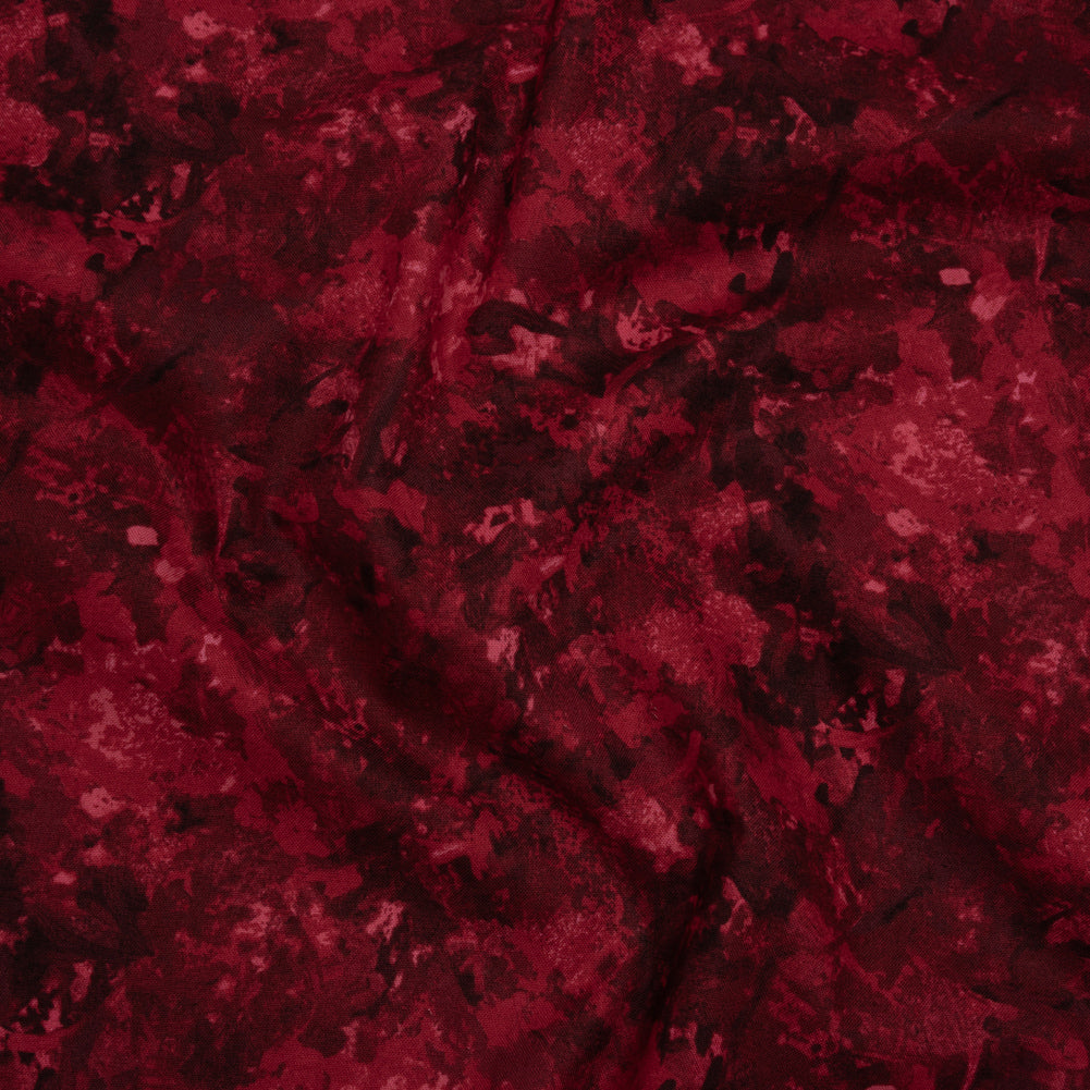 Printed Quilting Cotton by Deborah Edwards for Northcott Studio - Sangria Painterly Abstract - Chroma Collection