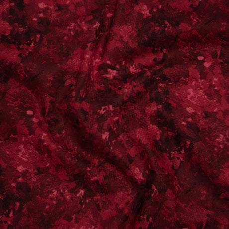 Printed Quilting Cotton by Deborah Edwards for Northcott Studio - Sangria Painterly Abstract - Chroma Collection