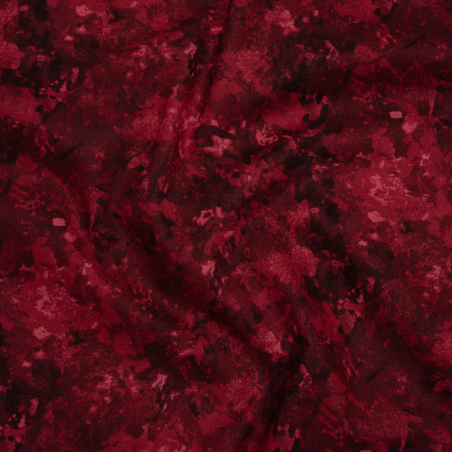 Printed Quilting Cotton by Deborah Edwards for Northcott Studio - Sangria Painterly Abstract - Chroma Collection