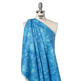 Printed Quilting Cotton by Deborah Edwards for Northcott Studio - Bahama Blue Painterly Abstract - Chroma Collection