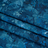 Printed Quilting Cotton by Deborah Edwards for Northcott Studio - Lapis Painterly Abstract - Chroma Collection