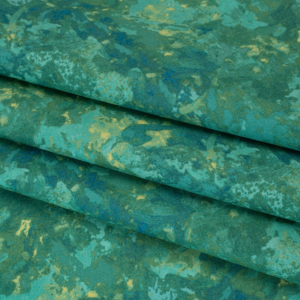 Printed Quilting Cotton by Deborah Edwards for Northcott Studio - Bayou Painterly Abstract - Chroma Collection