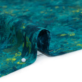 Printed Quilting Cotton by Deborah Edwards for Northcott Studio - Peacock Painterly Abstract - Chroma Collection