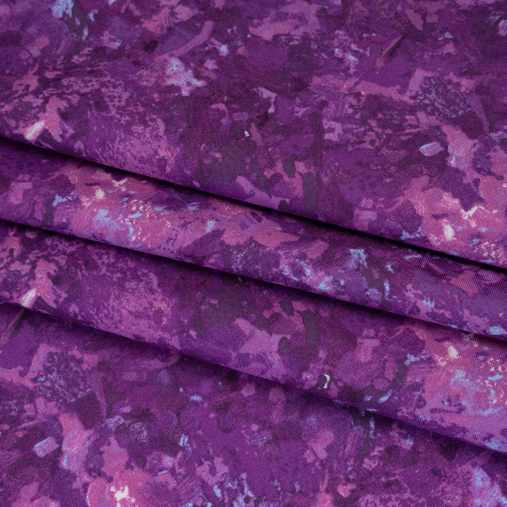 Printed Quilting Cotton by Deborah Edwards for Northcott Studio - Magenta Painterly Abstract - Chroma Collection