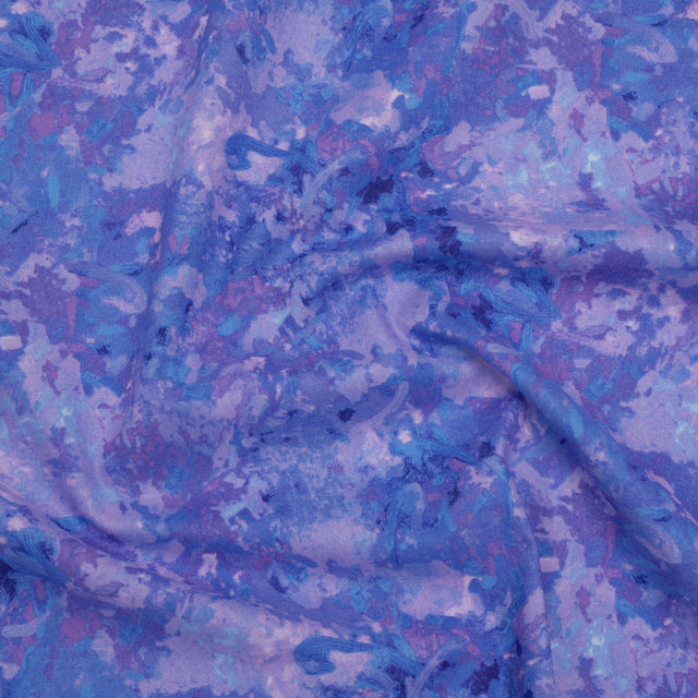 Printed Quilting Cotton by Deborah Edwards for Northcott Studio - Iris Painterly Abstract - Chroma Collection