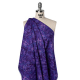Printed Quilting Cotton by Deborah Edwards for Northcott Studio - Violet Painterly Abstract - Chroma Collection