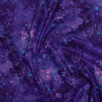 Printed Quilting Cotton by Deborah Edwards for Northcott Studio - Violet Painterly Abstract - Chroma Collection