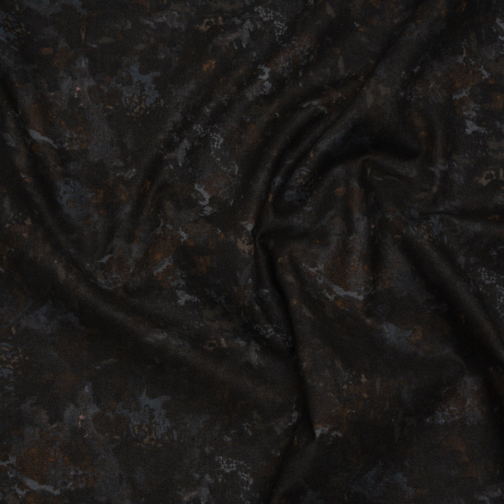 Printed Quilting Cotton by Deborah Edwards for Northcott Studio - Obsidian Painterly Abstract - Chroma Collection