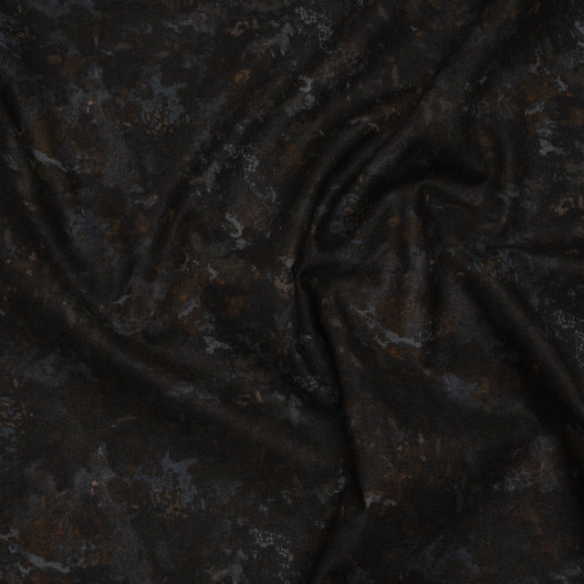 Printed Quilting Cotton by Deborah Edwards for Northcott Studio - Obsidian Painterly Abstract - Chroma Collection