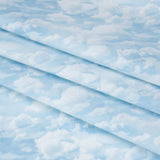 Printed Quilting Cotton by Northcott Studio - Light Blue Clouds - Naturescapes Collection