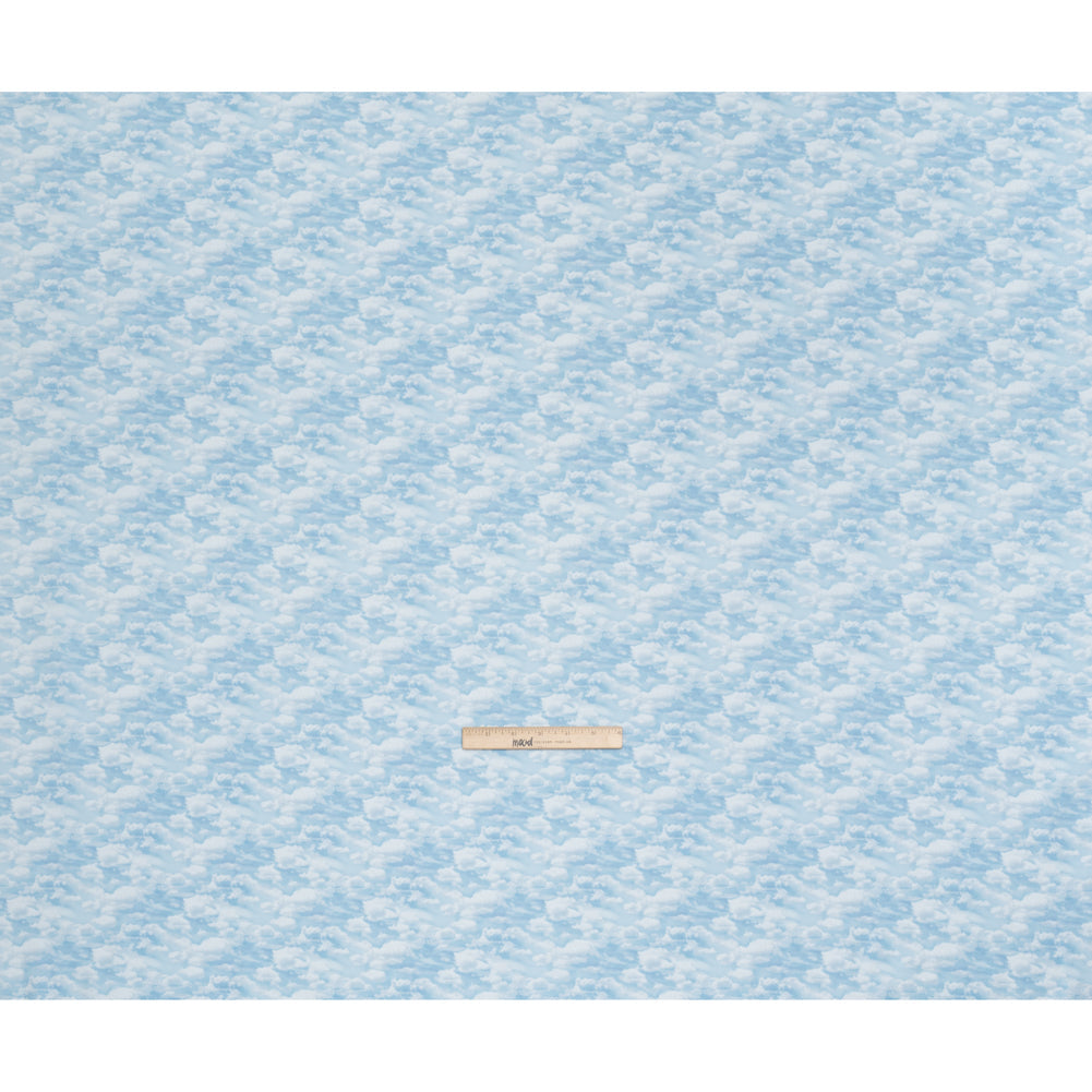 Printed Quilting Cotton by Northcott Studio - Light Blue Clouds - Naturescapes Collection