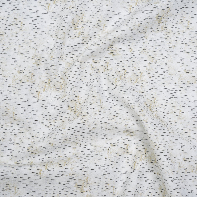 Printed Quilting Cotton by Northcott Studio - Light Gray Birch Bark - Naturescapes Collection