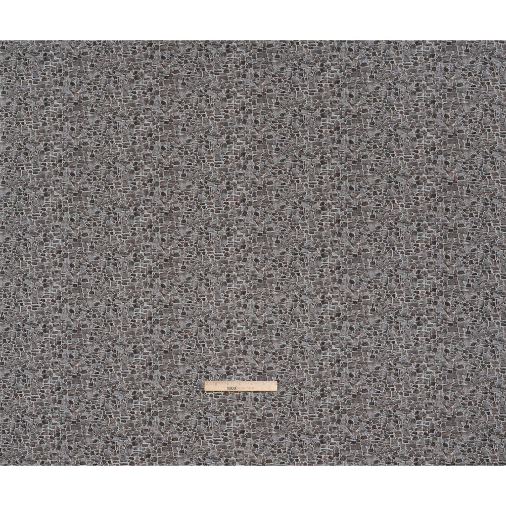 Printed Quilting Cotton by Northcott Studio - Dark Gray Flagstone - Naturescapes Collection