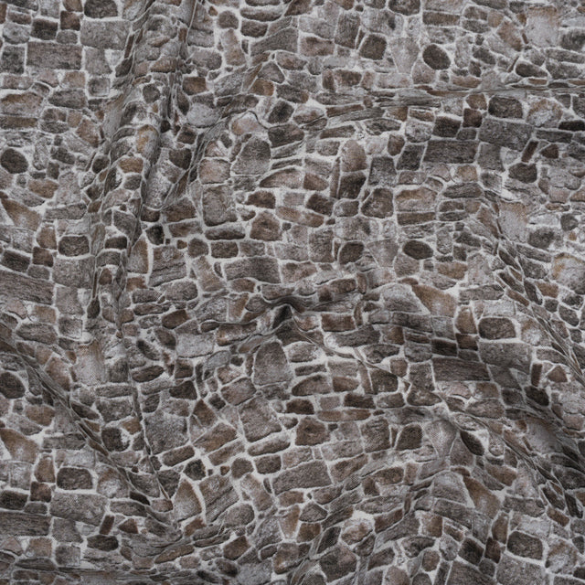 Printed Quilting Cotton by Northcott Studio - Dark Gray Flagstone - Naturescapes Collection