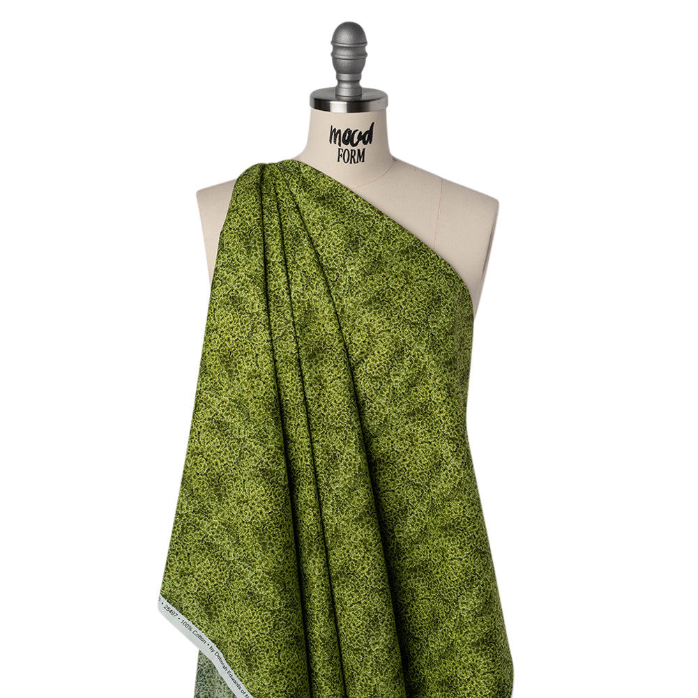 Printed Quilting Cotton by Northcott Studio - Light Green Foliage - Naturescapes Collection