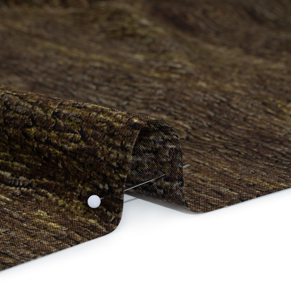 Printed Quilting Cotton by Northcott Studio - Brown Bark - Naturescapes Collection