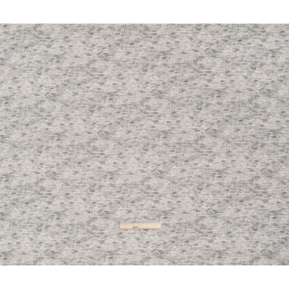 Printed Quilting Cotton by Northcott Studio - Mid Gray Brick - Naturescapes Collection