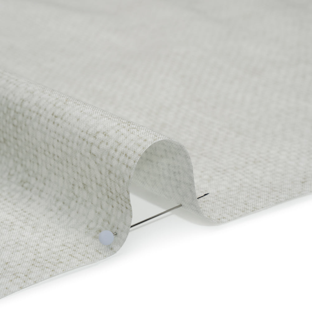 Printed Quilting Cotton by Northcott Studio - Cream Canvas Textured - Linen Basics Collection