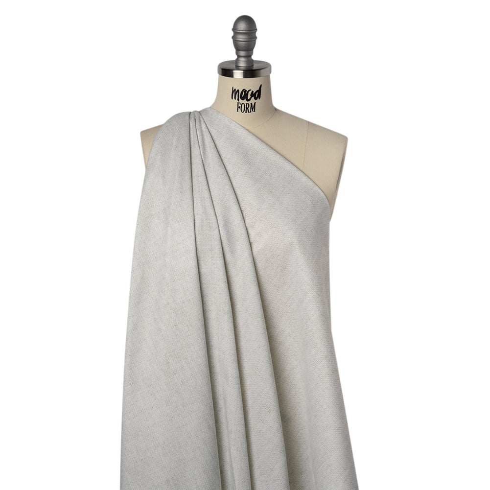 Printed Quilting Cotton by Northcott Studio - Cream Canvas Textured - Linen Basics Collection