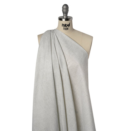 Printed Quilting Cotton by Northcott Studio - Cream Canvas Textured - Linen Basics Collection