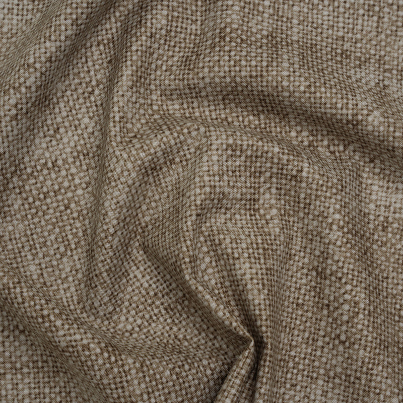 Printed Quilting Cotton by Northcott Studio - Taupe Canvas Textured - Linen Basics Collection
