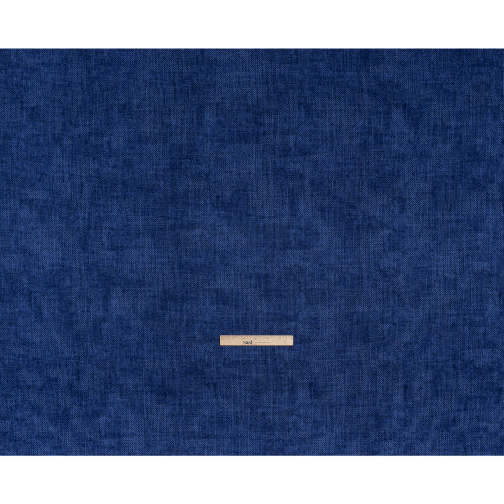Printed Quilting Cotton by Northcott Studio - Navy Canvas Textured - Linen Basics Collection