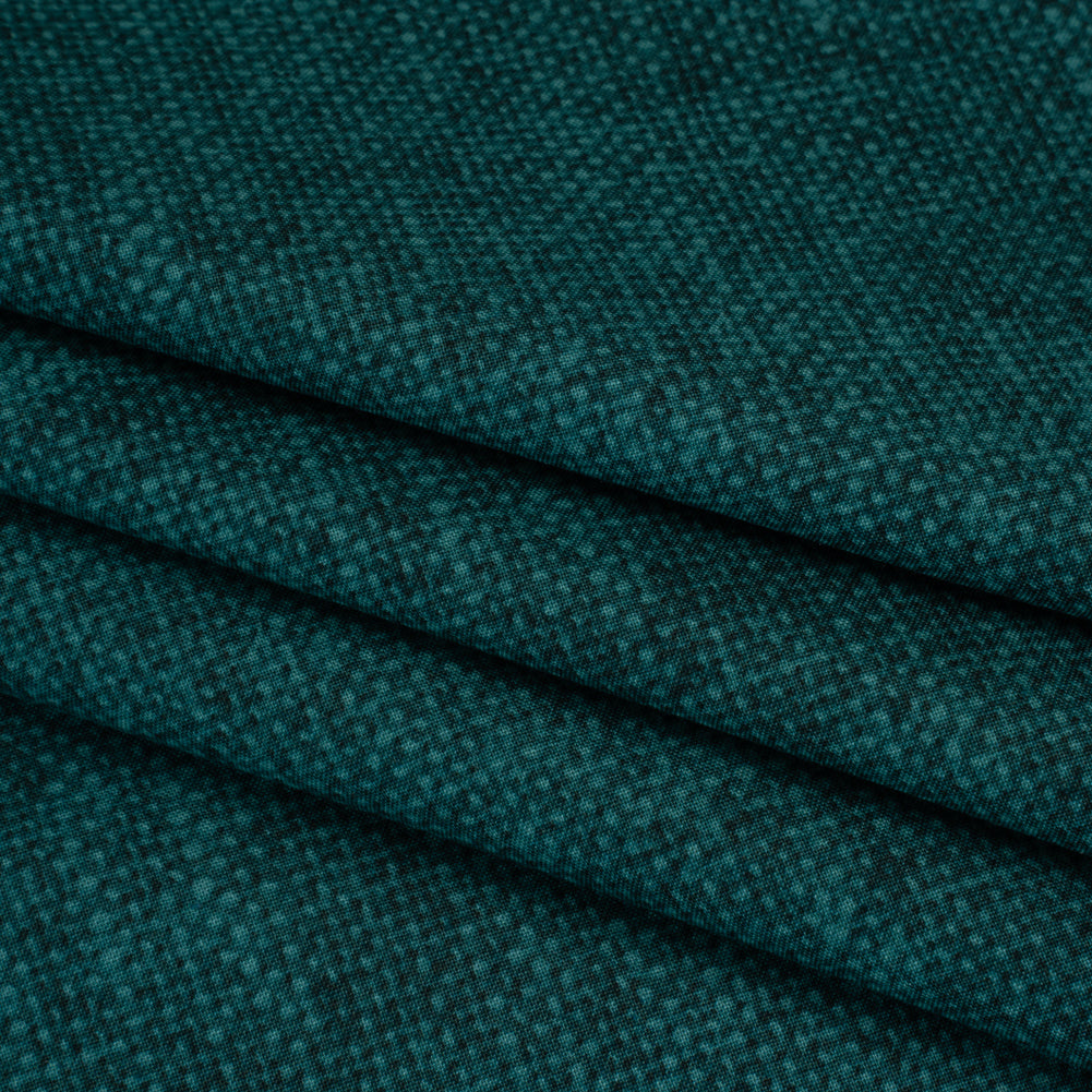 Printed Quilting Cotton by Northcott Studio - Teal Canvas Textured - Linen Basics Collection