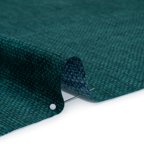 Printed Quilting Cotton by Northcott Studio - Teal Canvas Textured - Linen Basics Collection