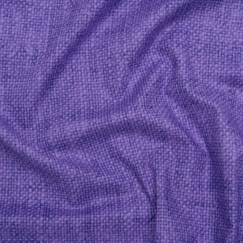 Printed Quilting Cotton by Northcott Studio - Purple Canvas Textured - Linen Basics Collection