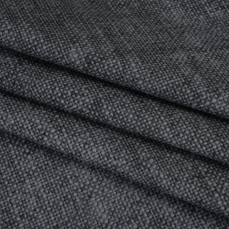 Printed Quilting Cotton by Northcott Studio - Charcoal Canvas Textured - Linen Basics Collection
