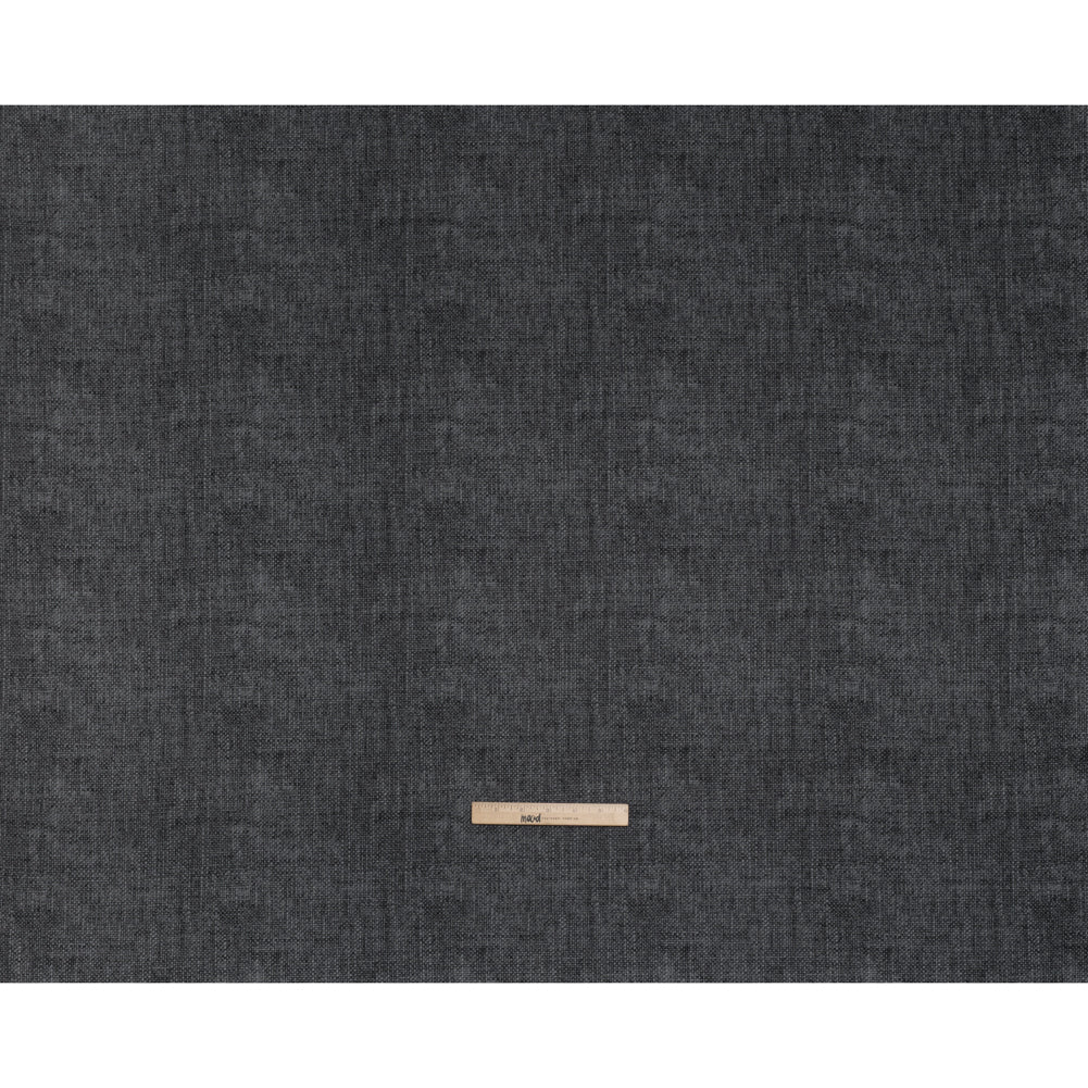 Printed Quilting Cotton by Northcott Studio - Charcoal Canvas Textured - Linen Basics Collection